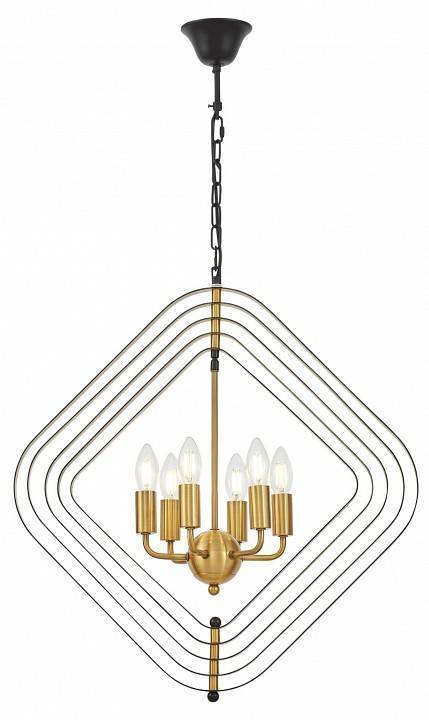 Подвесная люстра Lumina Deco Crulia LDP 8005-6 BK+MD