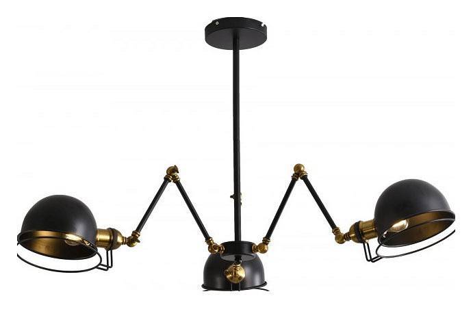 Люстра на штанге Lumina Deco Valmonti LDP D015-3 BK