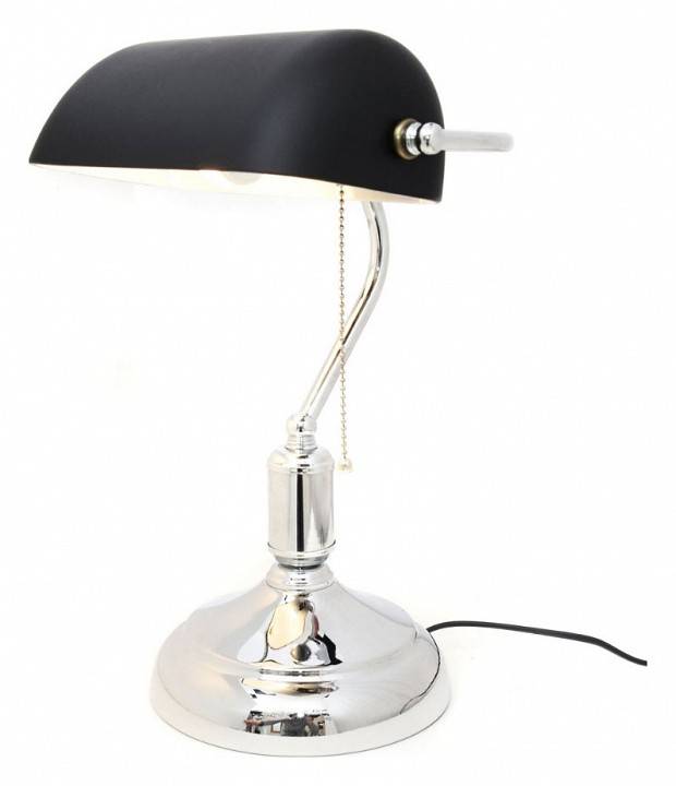 Настольная лампа LUMINA DECO Banker LDT 305 BK+CHR