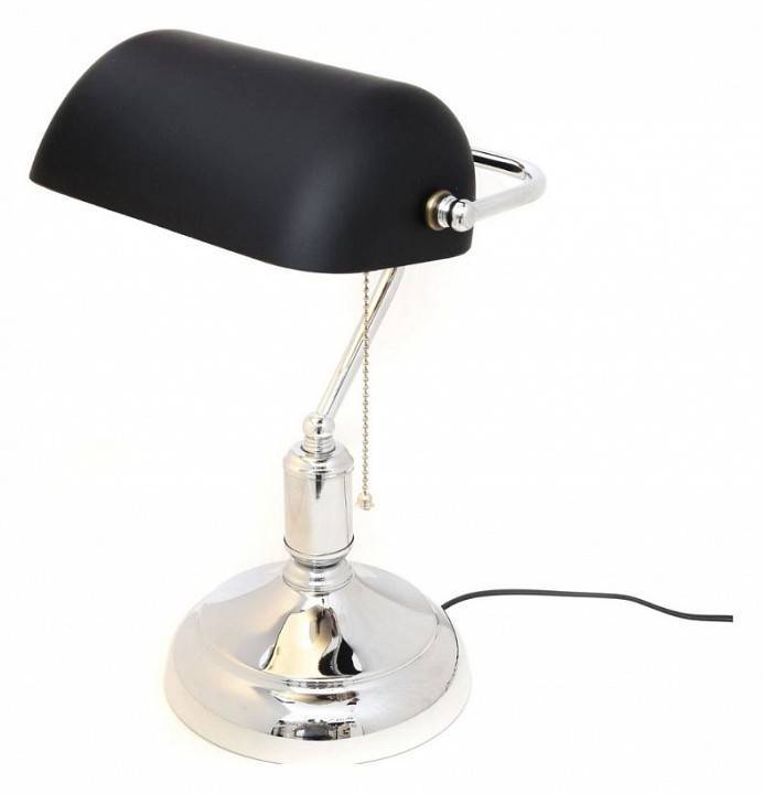 Настольная лампа LUMINA DECO Banker LDT 305 BK+CHR