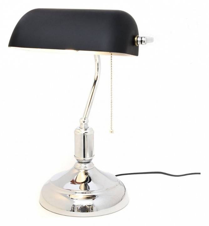 Настольная лампа LUMINA DECO Banker LDT 305 BK+CHR
