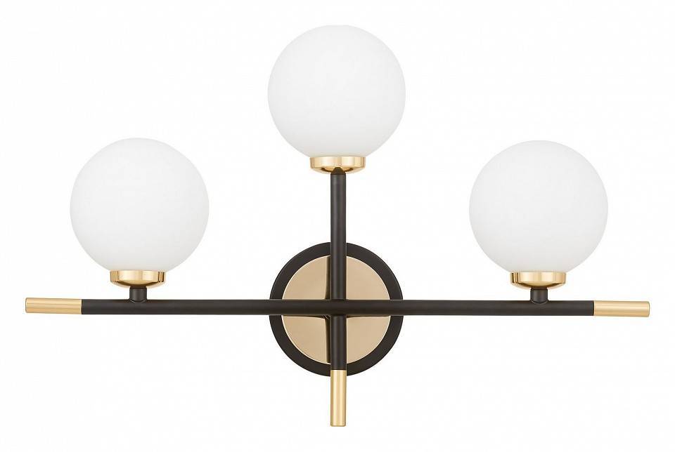 Бра Lumina Deco Marsiada LDW 6033N-3 BK+F.GD