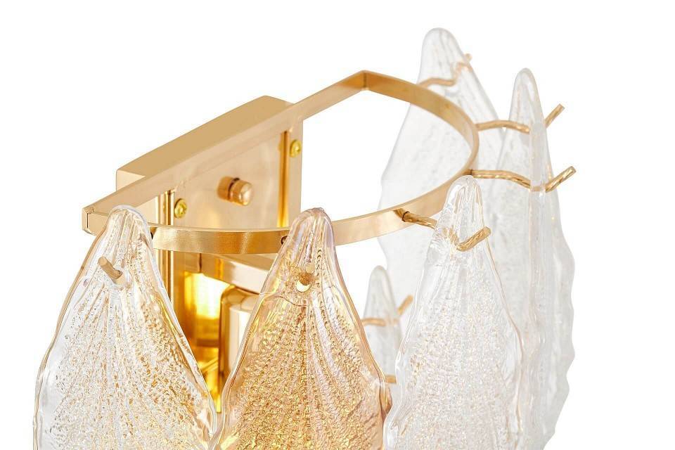 Накладной светильник LUMINA DECO REGINA французское золото LDW 7042-2 F.GD