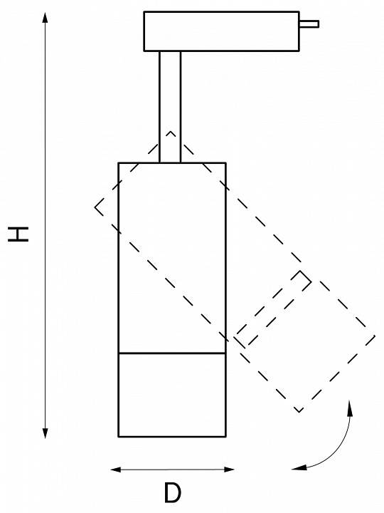 Светильник на штанге Lightstar Volta 229147