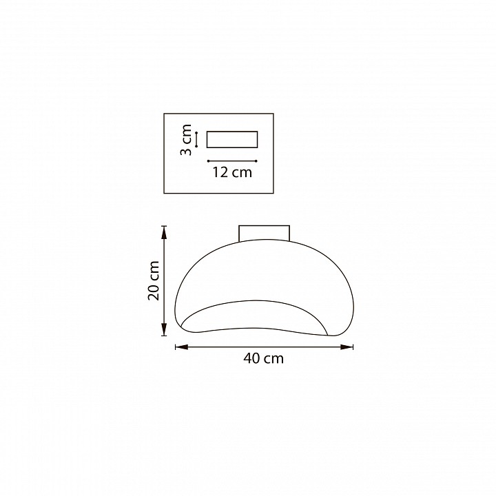 Накладной светильник Lightstar Sigma 611646