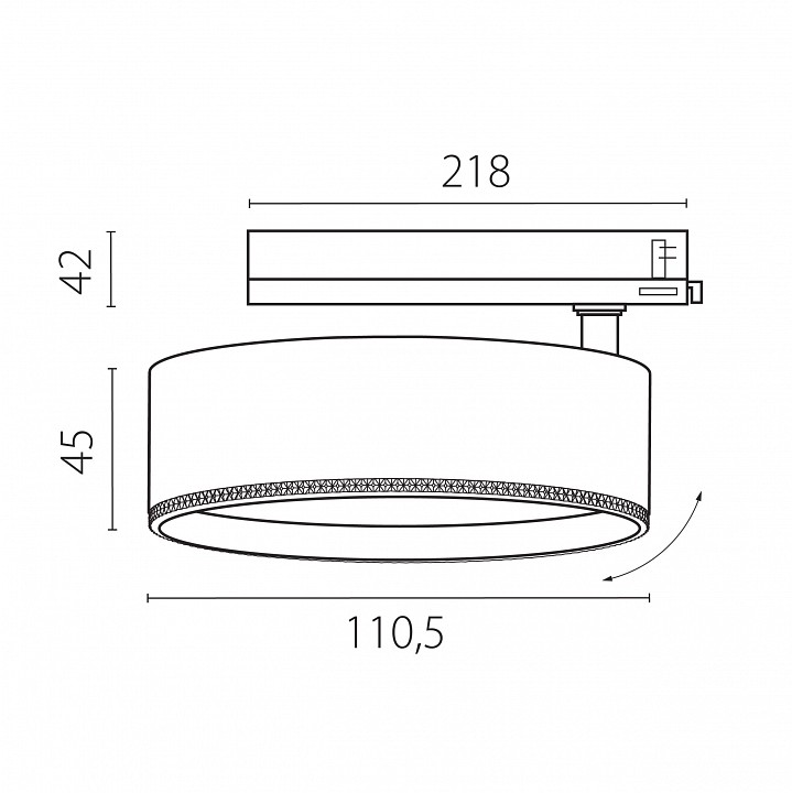 Светильник на штанге Lightstar Alta Pro A5637TRIAC