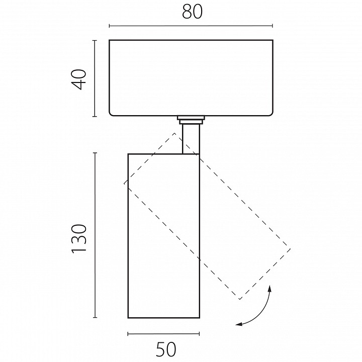 Спот Lightstar Canno Pro C4126SO