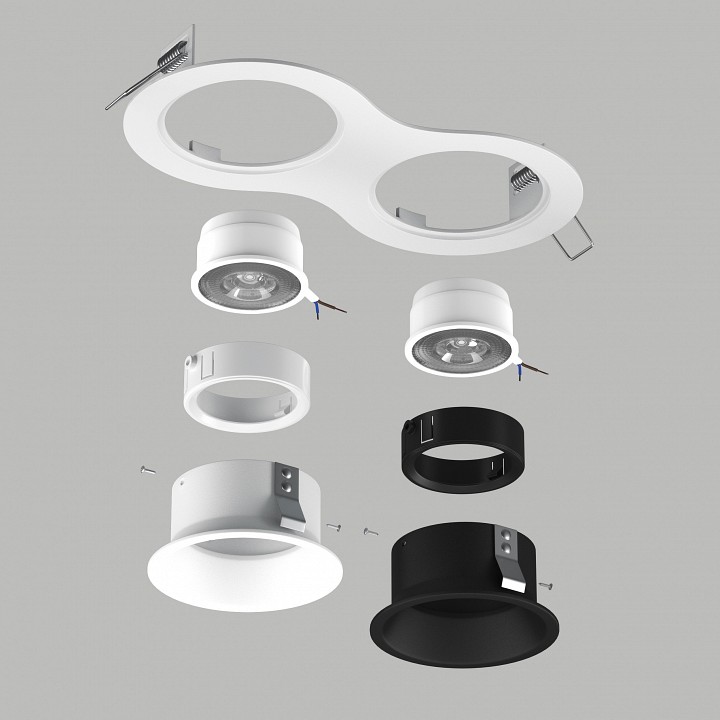 Встраиваемый светильник Lightstar Domino D6260607WBMOD