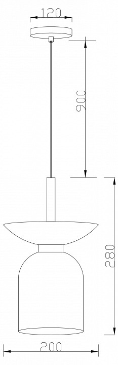Подвесной светильник Moderli Lecce V11553-1P