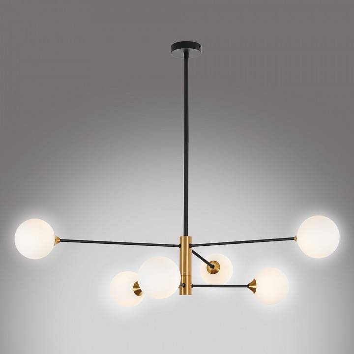 Люстра на штанге MyFar Fredy 6 ламп MR1100-6C