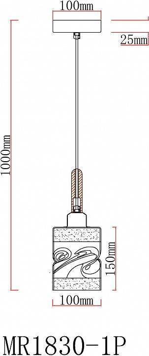 Подвесной светильник MyFar Olivia MR1830-1P