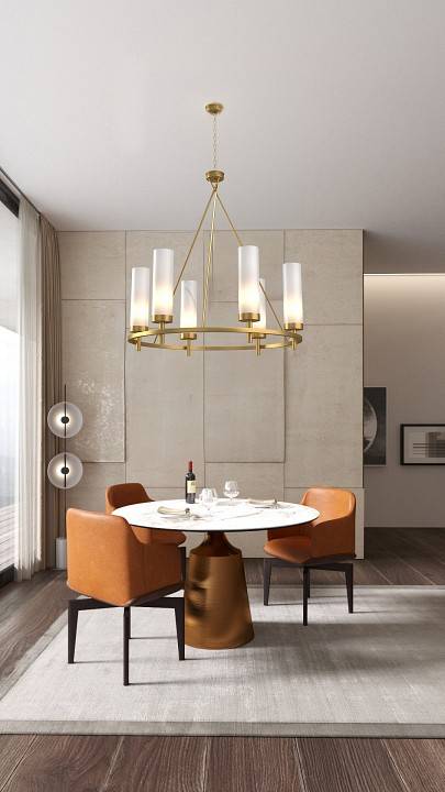 Подвесная люстра Milosh Tendence 882 6 ламп 0882CL-6GD