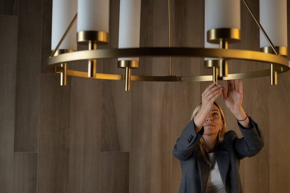 Подвесная люстра Milosh Tendence 882 6 ламп 0882CL-6GD