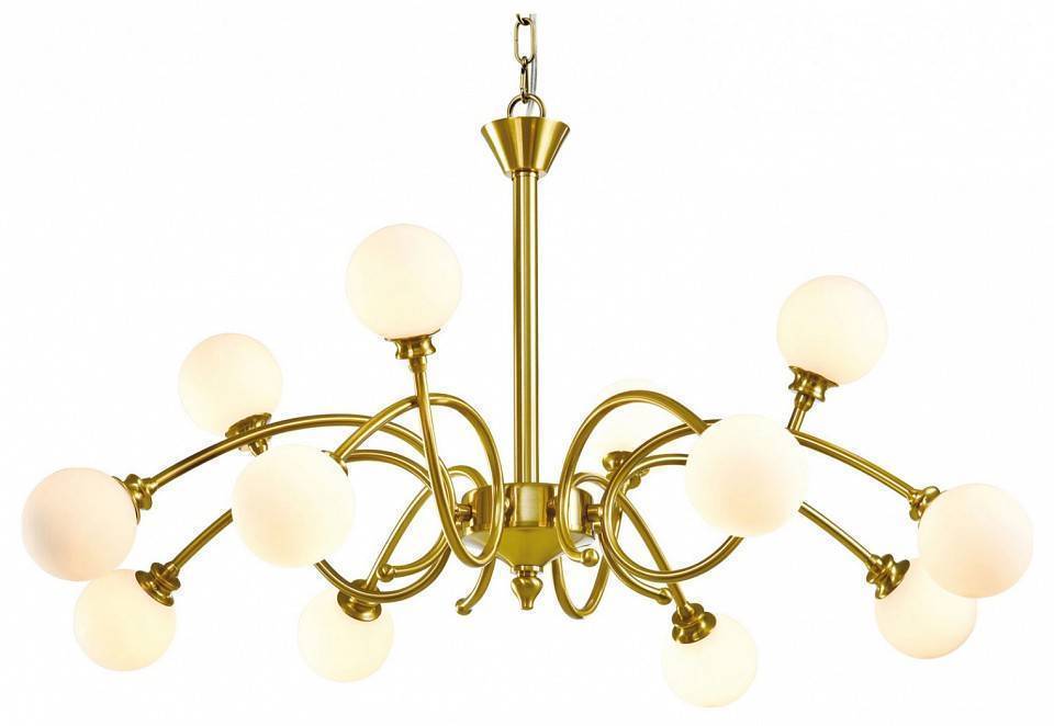 Люстра подвесная Milosh Tendence 0927 12 ламп 0927CL-12GD