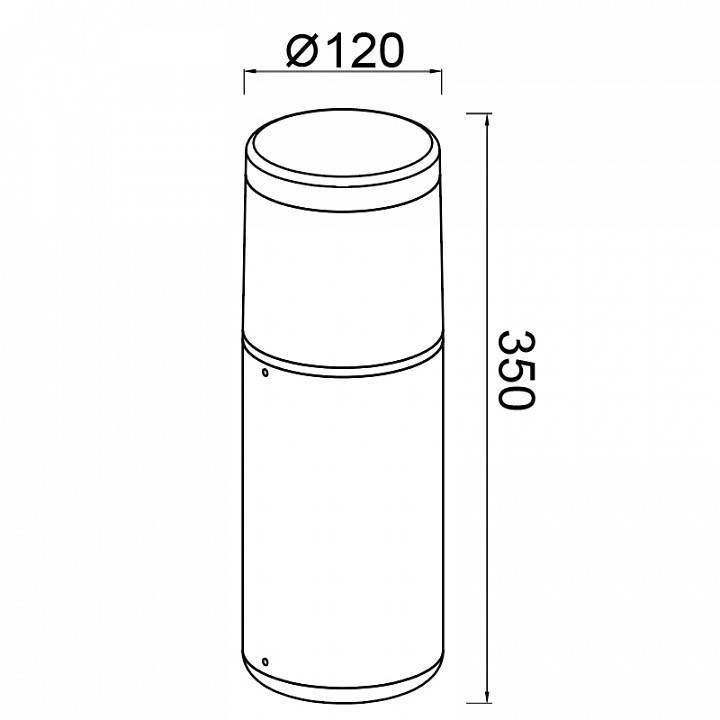Наземный низкий светильник Mantra Chicago 8845