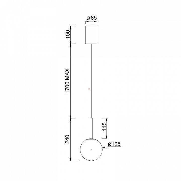 Подвесной светильник Mantra Puebla светодиодный 40 Вт 50 см 8888