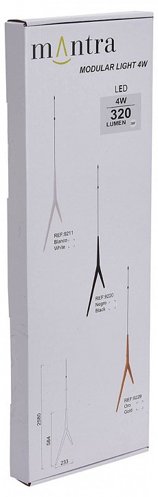 Подвесная люстра Mantra Arrecife 9366+9211 (8L)