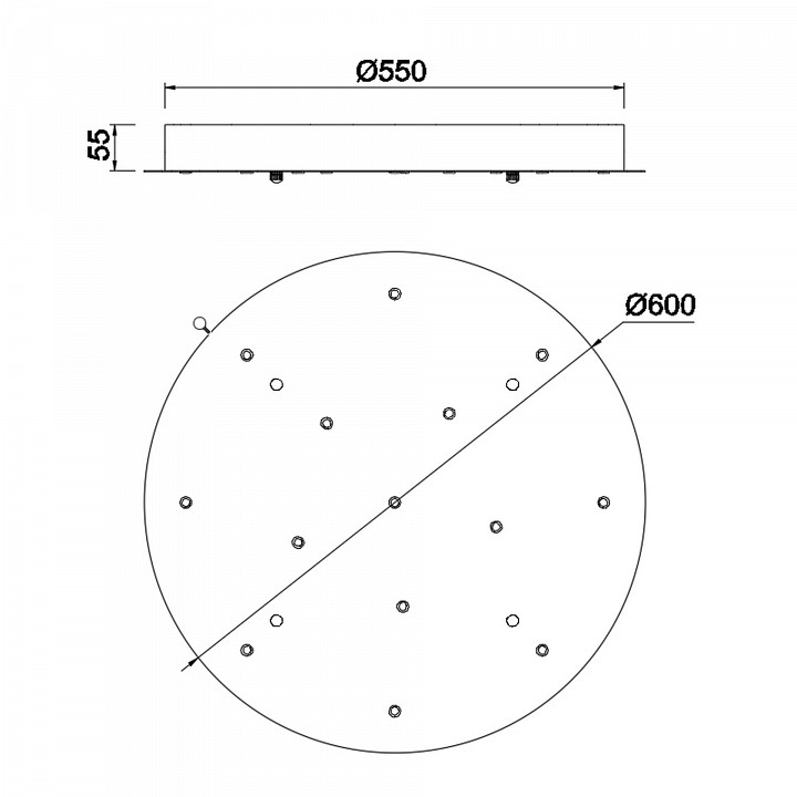 Основание Mantra Modular Light Florones 9370