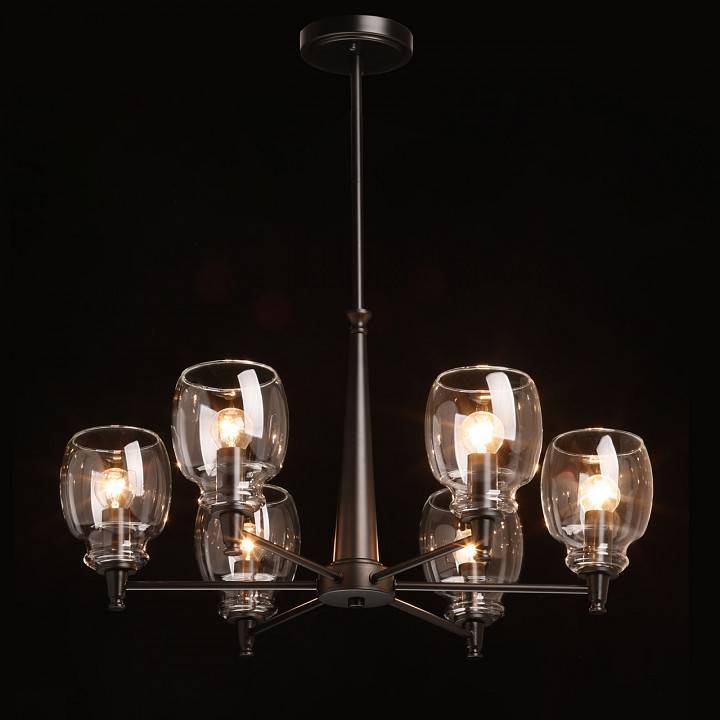 Люстра на штанге MW-Light Джестер 7 6 ламп 104012906