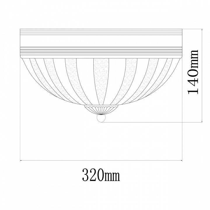 Накладной светильник MW-Light Ангел 2 лампы E27 295013402