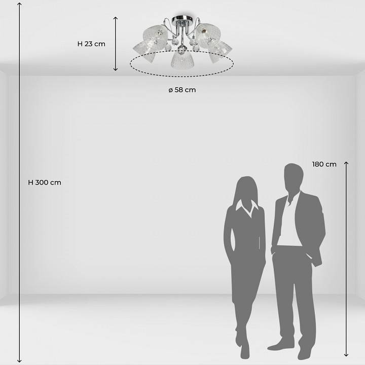 Потолочная люстра De City Блеск 30 5 ламп 315016305