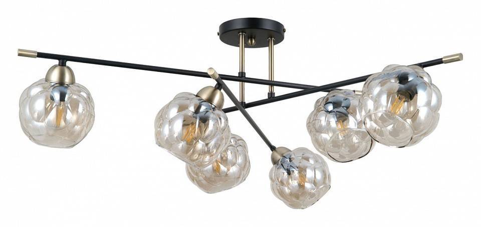 Люстра потолочная DeMarkt Гамбург 6x60 Вт E14 605017206