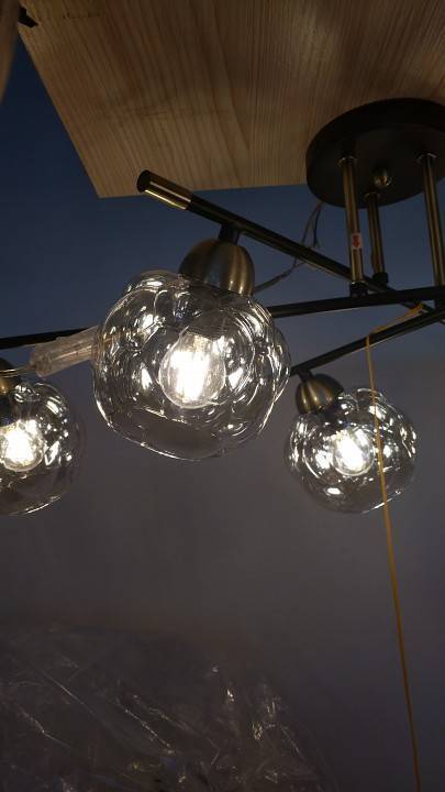 Люстра потолочная DeMarkt Гамбург 6x60 Вт E14 605017206