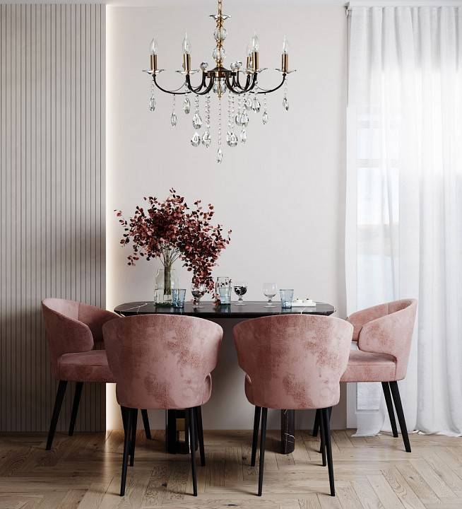 Подвесная люстра De City Свеча 6х60 Вт E14 683014506