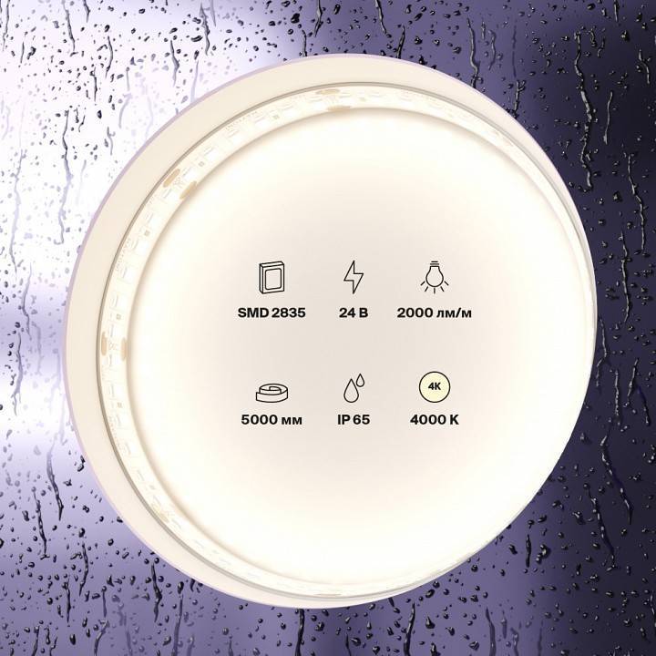 Лента светодиодная Maytoni LED Strip 20 Вт/м 24 В IP65 4000 К 5 м 10158