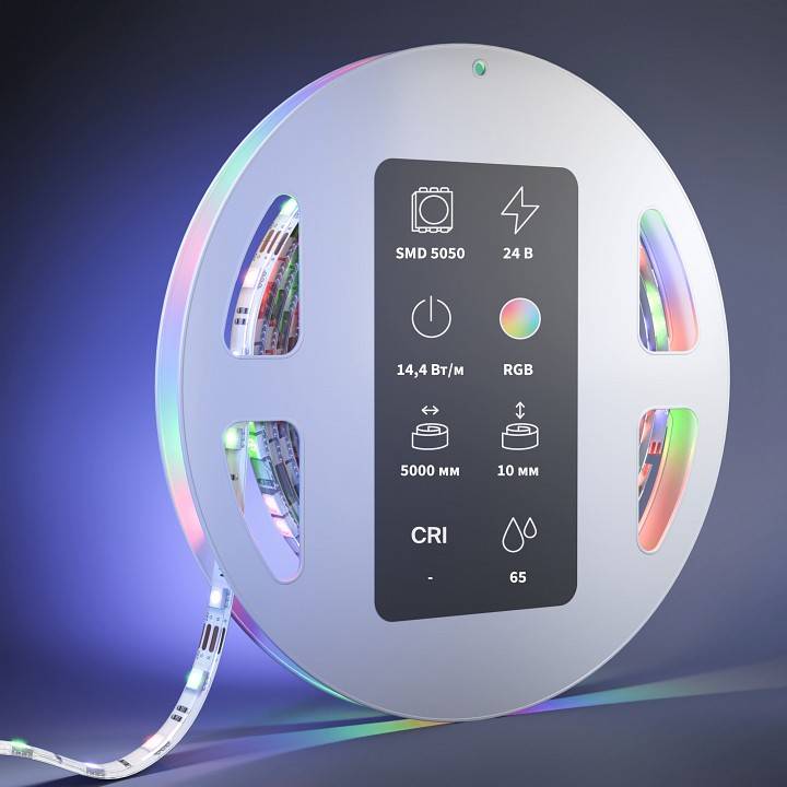 Лента светодиодная Maytoni 12 В 4.8 Вт/м IP20 4000 К 201140