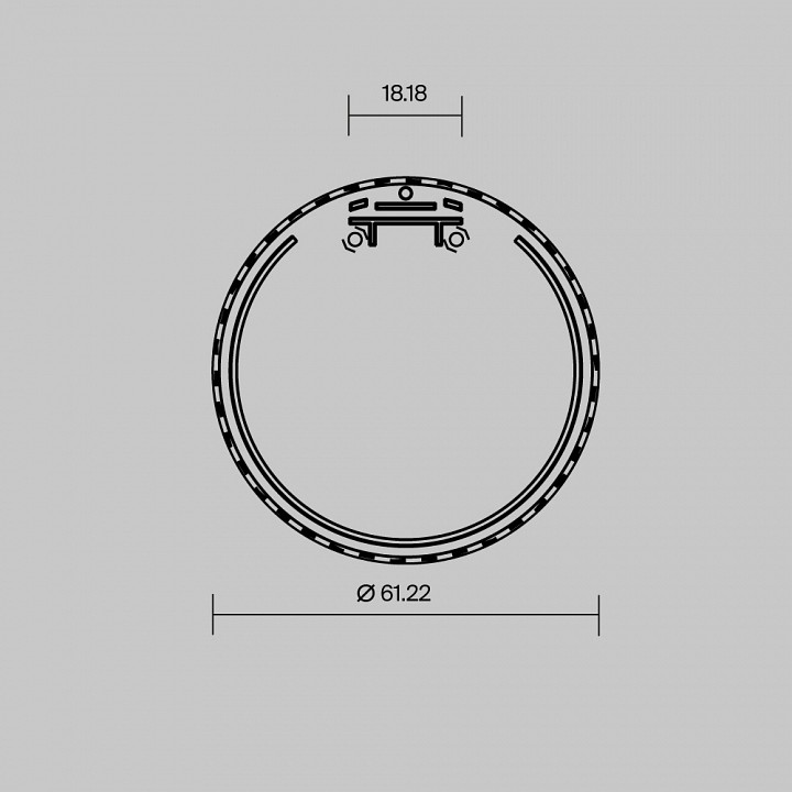 Заглушка для профиля Maytoni 642082