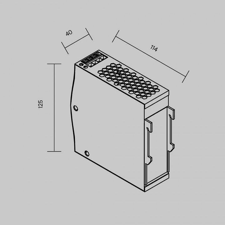 Блок питания Maytoni PSL015 24V 100W IP20 821012