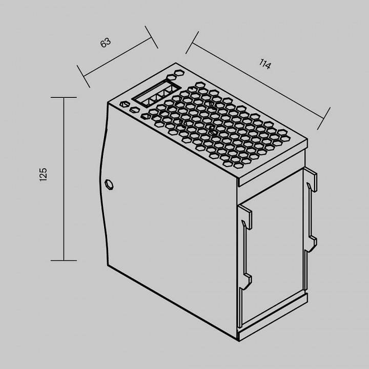 Блок питания Maytoni PSL015 24V 150W IP20 821013