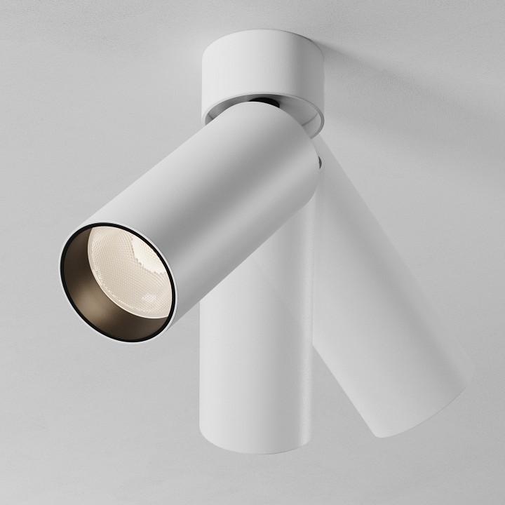 Потолочный светильник Maytoni Technical Focus LED 12 Вт 3000K C055CL-L12W3K-SS-W