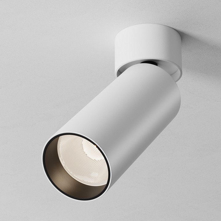 Потолочный светильник Maytoni Technical Focus LED 12 Вт 3000K C055CL-L12W3K-SS-W