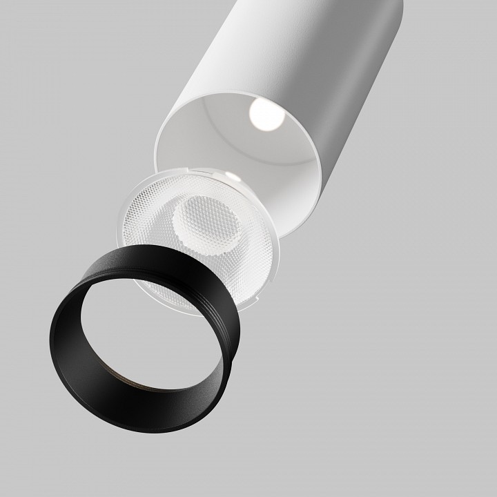 Потолочный светильник Maytoni Technical Focus LED 12 Вт 3000K C055CL-L12W3K-SS-W