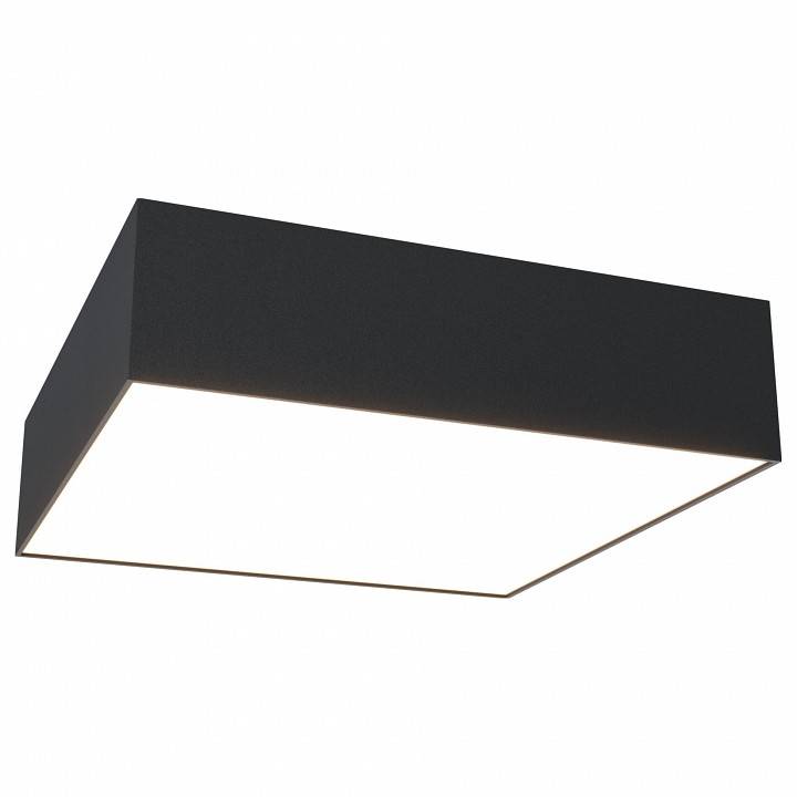 Накладной светильник Maytoni Zon LED 27 Вт 4000K черный квадратный C067CL-L27B4K