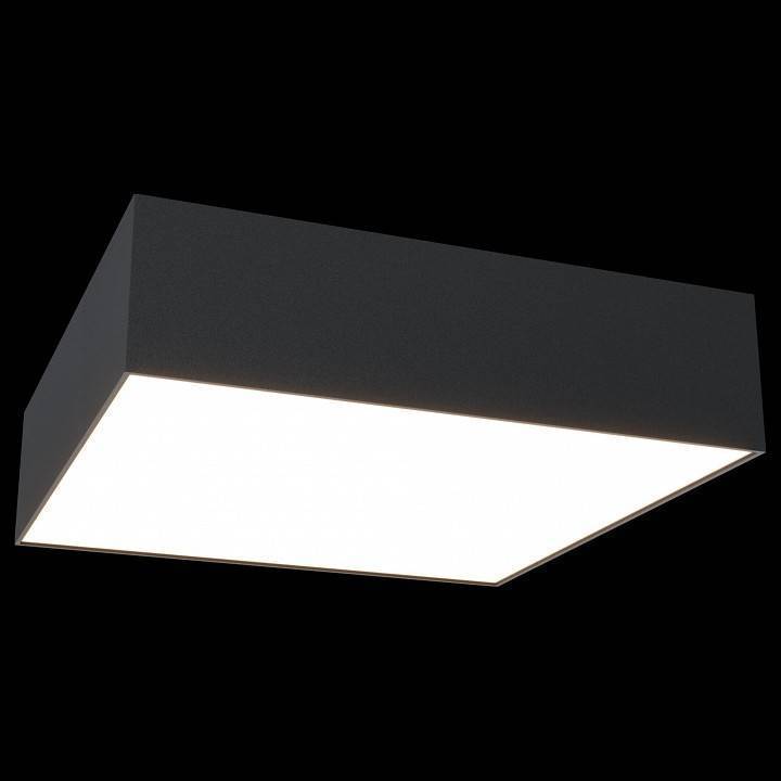 Накладной светильник Maytoni Zon LED 27 Вт 4000K черный квадратный C067CL-L27B4K