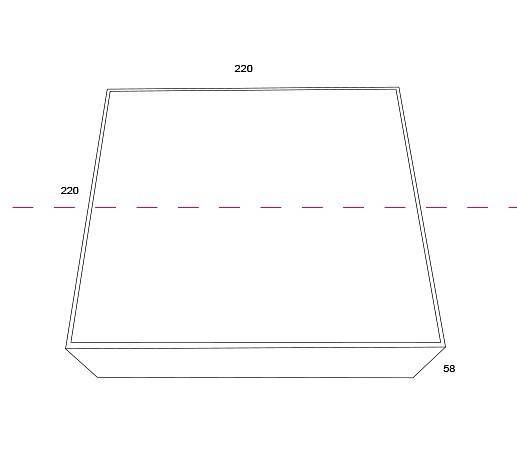 Накладной светильник Maytoni Zon LED 27 Вт 4000K черный квадратный C067CL-L27B4K