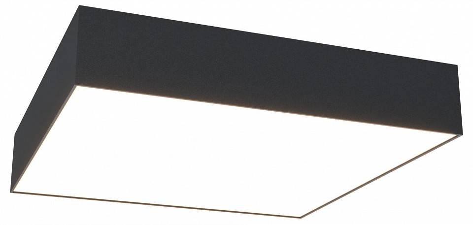 Накладной светильник Maytoni Zon LED 40 Вт 4000K черный квадратный C067CL-L40B4K