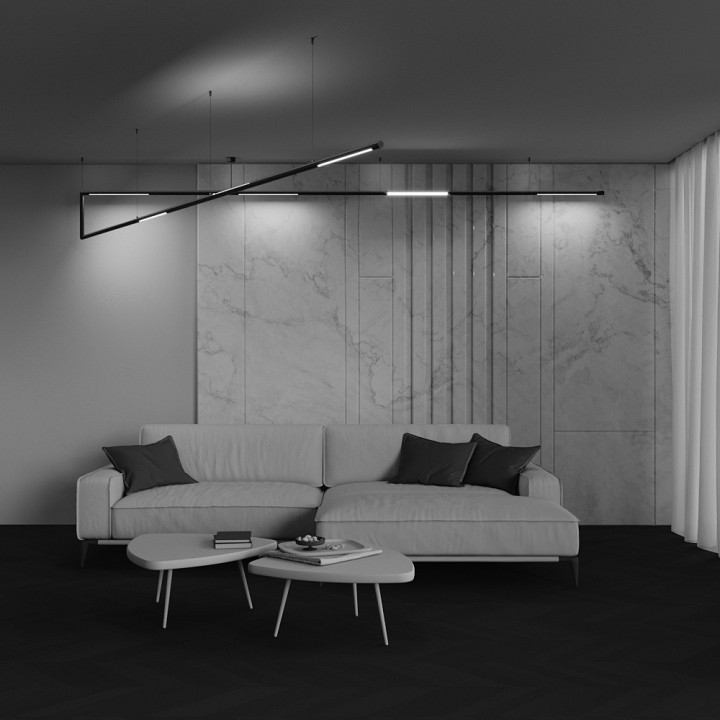 Модульный светильник Maytoni Basis 12 Вт 3000 K C147CL-L500-12W3K-B