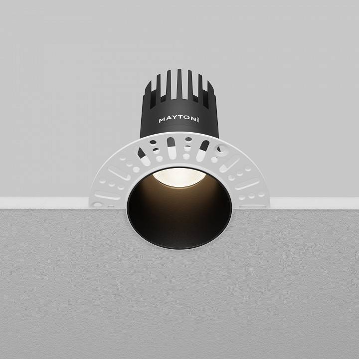 Встраиваемый светильник Maytoni Dip DL120-10W-4K-TRS-B