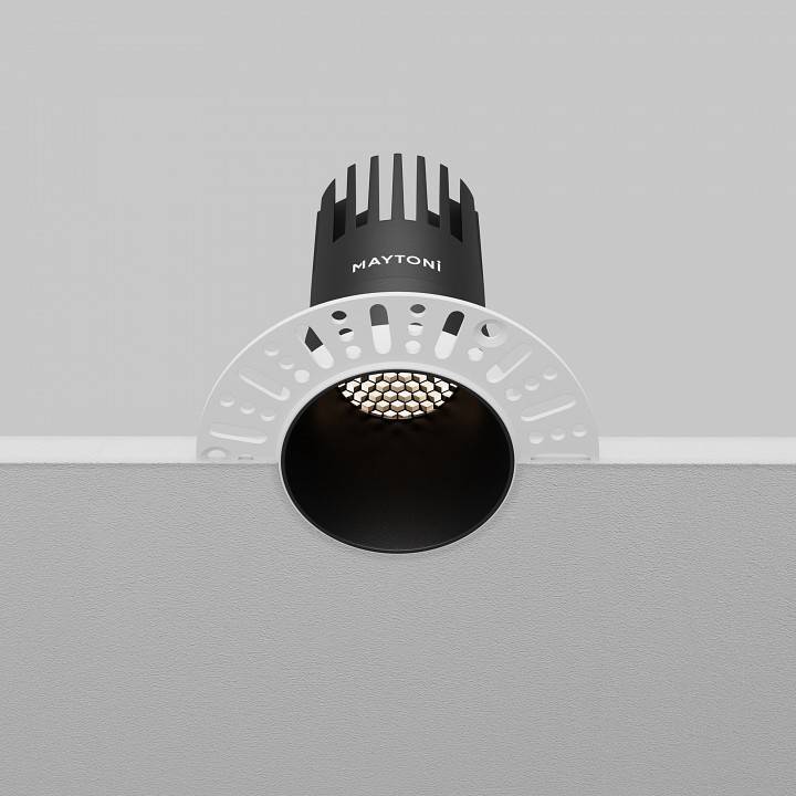 Встраиваемый светильник Maytoni Dip DL120-10W-4K-TRS-B