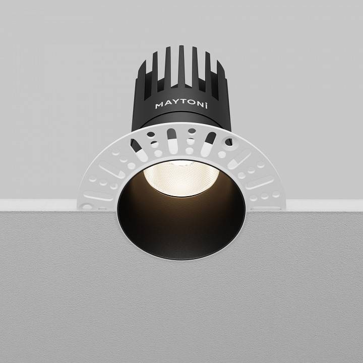 Встраиваемый светильник Maytoni Dip DL122-15W-4K-TRS-B