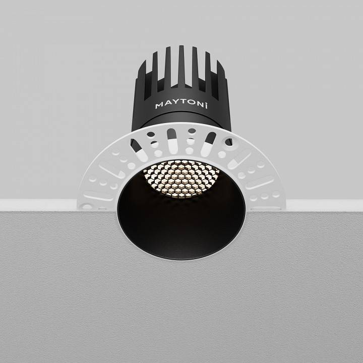 Встраиваемый светильник Maytoni Dip DL122-15W-4K-TRS-B