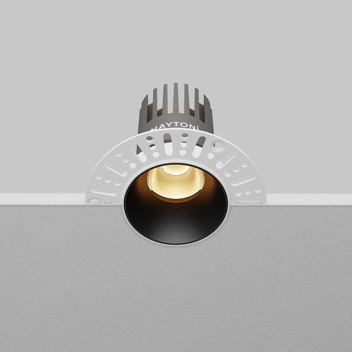 Встраиваемый светильник Maytoni  DL124-10W-2.7K-TRS-B