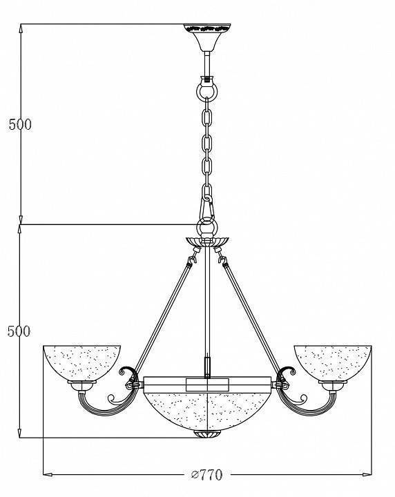 Потолочная люстра Freya Herbert FR2012-PL-06-BZ