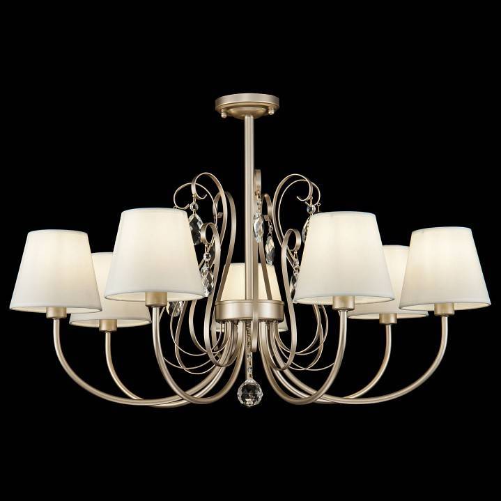 Люстра потолочная Freya Vanda 7 ламп FR2030CL-07G