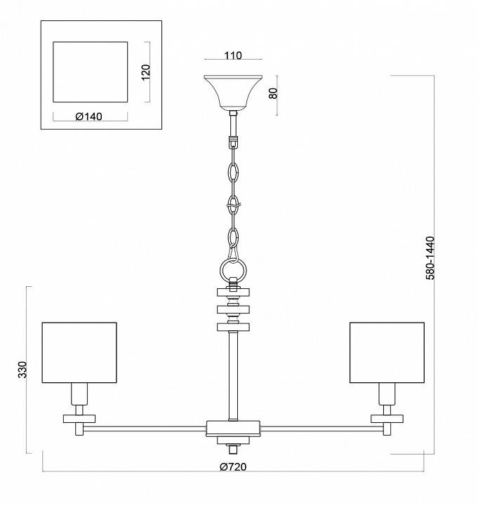 Подвесная люстра Freya Tiana 8 ламп FR5015PL-08G