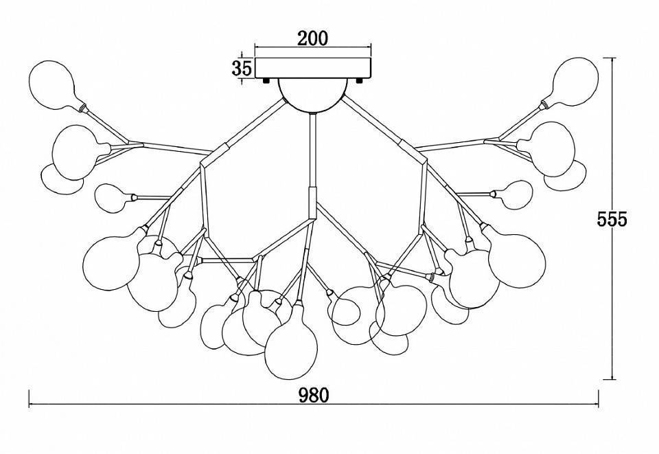 Потолочная люстра Freya Florencia FR5049CL-36W1